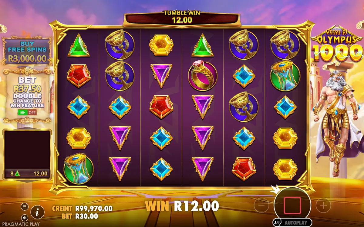 Gates of Olympus 1000 symbol payouts